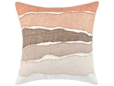 Villa by Classic Home Bikram Terracotta Brown Throw Pillow VCHV280061