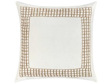 Villa by Classic Home Marina White Throw Pillow VCHV300002