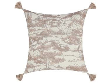 Villa by Classic Home Stonework Beige Throw Pillow VCHV300033