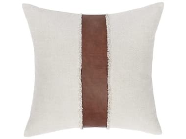 Villa by Classic Home Steam Natural Kona Brown Throw Pillow VCHV300041
