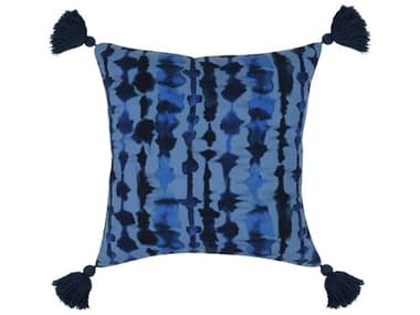 Villa by Classic Home Terranea Blue Throw Pillow VCHVO50015