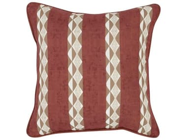Villa by Classic Home Terranea Red Throw Pillow VCHVO50020
