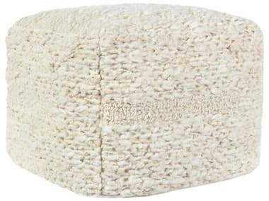 Villa by Classic Home Sinclair Gray Upholstered Pouf VCHVP12214