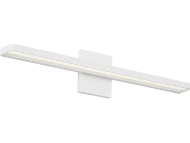 Visual Comfort Modern Banda 24" Wide 1-Light Matte White Vanity Light VCM700BCBND24WLED930