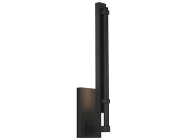 Visual Comfort Modern Kal 13" Tall 1-Light Nightshade Black Wall Sconce VCM700BCKAL13B