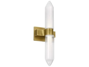 Visual Comfort Modern Langston 1-Light Plated Brass Wall Sconce VCM700BCLGSN23BR