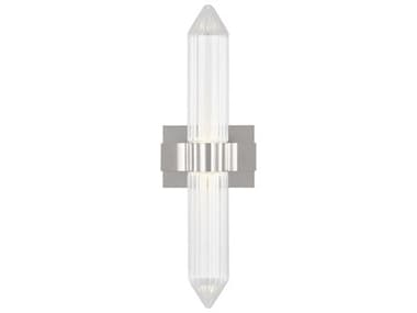 Visual Comfort Modern Langston 1-Light Polished Nickel Wall Sconce VCM700BCLGSN23N