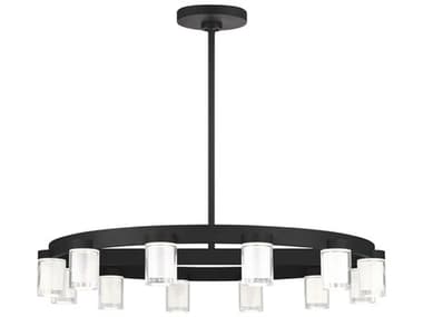 Visual Comfort Modern Esfera 32" Wide 12-Light Nightshade Black Chandelier VCM700ESF32B