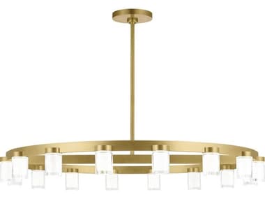 Visual Comfort Modern Esfera 16-Light Natural Brass Chandelier VCM700ESF44NB