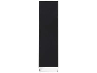 Visual Comfort Modern Exo 5" 1-Light Matte Black White Flush Mount VCM700FMEXO18BW