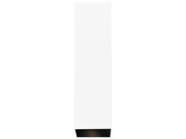Visual Comfort Modern Exo 5" 1-Light Matte White Black Flush Mount VCM700FMEXO18WB