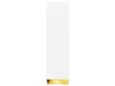Visual Comfort Modern Exo 5" 1-Light Matte White Gold Haze Flush Mount VCM700FMEXO18WG