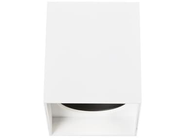 Visual Comfort Modern Exo 5" 1-Light Matte White Flush Mount VCM700FMEXO6WW