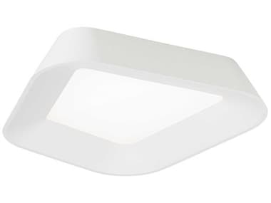 Visual Comfort Modern Rhonan 14" 1-Light Matte White Flush Mount VCM700FMRHNSWWLED930