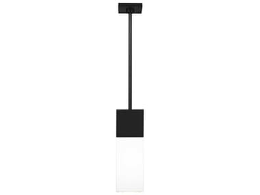 Visual Comfort Modern Kulma 5" 1-Light Black Linear Mini Pendant VCM700OPKLM92715BUNV