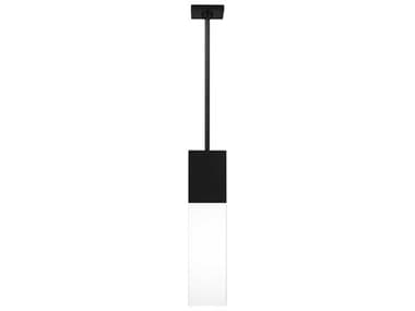 Visual Comfort Modern Kulma 5" 1-Light Black Linear Mini Pendant VCM700OPKLM92720BUNV