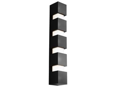 Visual Comfort Modern Leagan 31" Tall 1-Light Black Wall Sconce VCM700OWSQGE92731BUNV