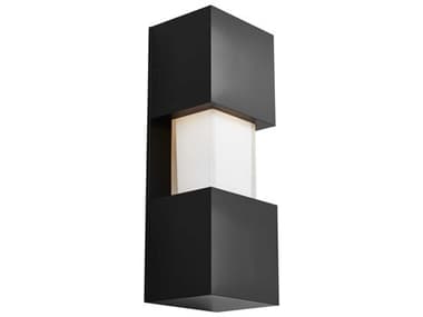 Visual Comfort Modern Leagan 17" Tall 1-Light Black Wall Sconce VCM700OWSQGEW92717BUNV