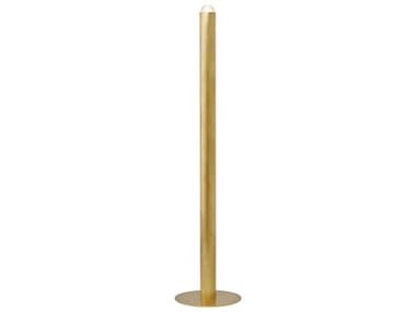 Visual Comfort Modern Ebell 70" Tall Natural Brass Floor Lamp VCM700PRTEBL66NBLED927