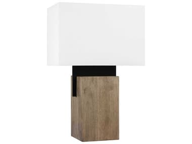 Visual Comfort Modern Slab Nightshade Black Buffet Lamp VCM700PRTSLB26BLED930