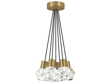 Visual Comfort Modern Kira Natural Brass Pendant VCM700TDKIRAP7NB