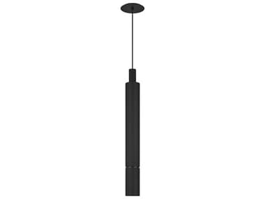 Visual Comfort Modern Sottile 3" 1-Light Nightshade Black Cylinder Mini Pendant VCM700TDSOT27BLED927