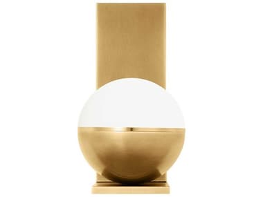 Visual Comfort Modern Akova 1-Light Plated Brass Wall Sconce VCM700WSAKVBRBRLED927