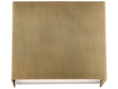 Visual Comfort Modern Brompton 5" Tall 1-Light Natural Brass Wall Sconce VCM700WSBMT5NBLED930