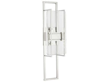 Visual Comfort Modern Duelle 1-Light Polished Nickel Wall Sconce VCM700WSDUE18N