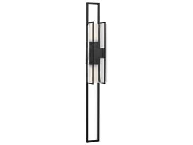 Visual Comfort Modern Duelle 1-Light Nightshade Black Wall Sconce VCM700WSDUE28B