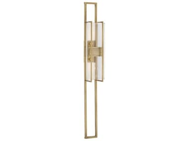 Visual Comfort Modern Duelle 28" Tall 1-Light Natural Brass Wall Sconce VCM700WSDUE28NB