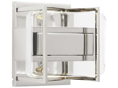 Visual Comfort Modern Duelle 5" Tall 1-Light Polished Nickel Wall Sconce VCM700WSDUE5N