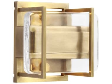 Visual Comfort Modern Duelle 1-Light Natural Brass Wall Sconce VCM700WSDUE5NB