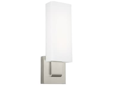 Visual Comfort Modern Kisdon 16" Tall 1-Light Polished Nickel Wall Sconce VCM700WSKISWWNLED930