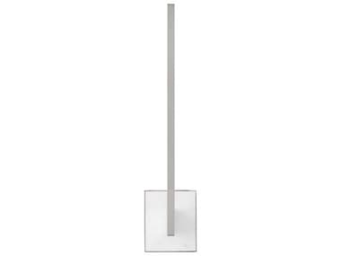 Visual Comfort Modern Klee 19" Tall 1-Light Polished Nickel White Marble Wall Sconce VCM700WSKLE20N