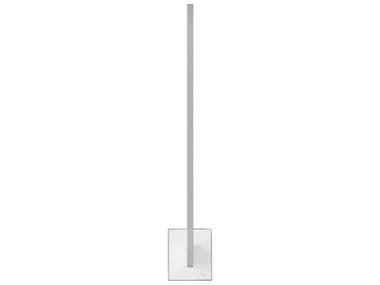 Visual Comfort Modern Klee 26" Tall 1-Light Polished Nickel White Marble Wall Sconce VCM700WSKLE30N