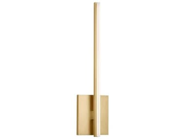 Visual Comfort Modern Kenway 1-Light Natural Brass Wall Sconce VCM700WSKNWNB