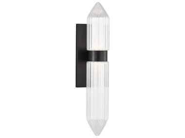 Visual Comfort Modern Langston 18" Tall 1-Light Plated Dark Bronze Wall Sconce VCM700WSLGSN18PZ