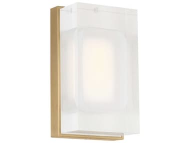 Visual Comfort Modern Milley 1-Light Natural Brass Wall Sconce VCM700WSMLY7NB