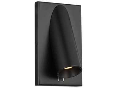 Visual Comfort Modern Ponte 5" Tall 1-Light Nightshade Black Wall Sconce VCM700WSPNT5BLED930
