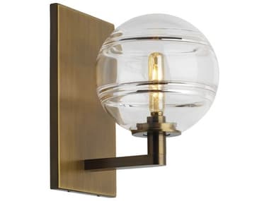 Visual Comfort Modern Sedona 9" Tall 1-Light Aged Brass Wall Sconce VCM700WSSDNCR