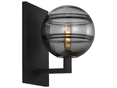 Visual Comfort Modern Sedona 1-Light Brown Black Wall Sconce VCM700WSSDNKB