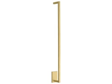 Visual Comfort Modern Stagger 37" Tall 1-Light Natural Brass Wall Sconce VCM700WSSTG36NB