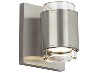 Visual Comfort Modern Voto 5&quot; Tall 1-Light Satin Nickel Wall Sconce VCM700WSVOTRCSLED930
