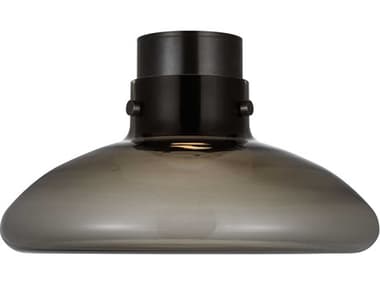 Visual Comfort Modern Morgan 1-Light Burnished Bronze Dome Semi Flush Mount VCMAKFM592WDBBZSM