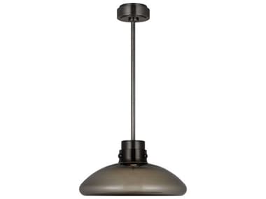 Visual Comfort Modern Morgan 1-Light Burnished Bronze Pendant VCMAKPD594WDBBZSM