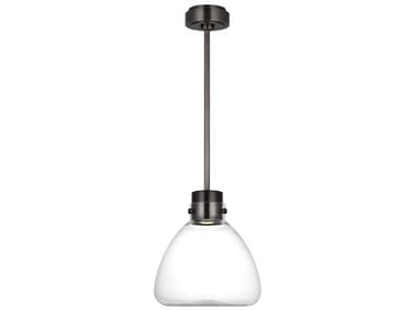 Visual Comfort Modern Morgan 1-Light Burnished Bronze Mini Pendant VCMAKPD595WDBBZCE