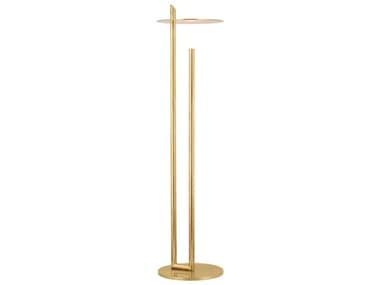 Visual Comfort Modern Fielle Natural Brass Floor Lamp VCMKWFL21927NB