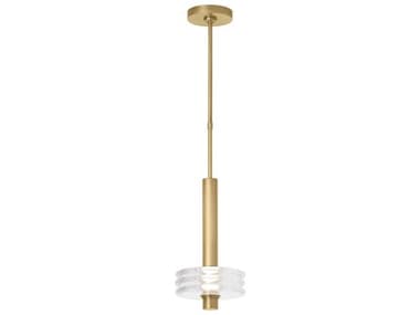 Visual Comfort Modern Laurel 1-Light Natural Brass Mini Pendant VCMKWPD21227CNB