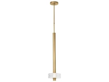 Visual Comfort Modern Laurel 1-Light Natural Brass Mini Pendant VCMKWPD21327CNB